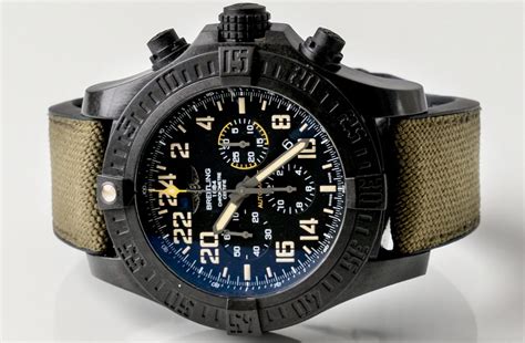 breitling avenger hurricane military replica|breitling avenger hurricane 50mm.